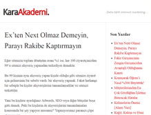 Tablet Screenshot of karakademi.com